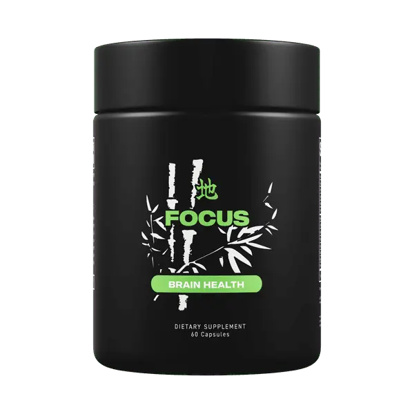 Focus | Nootropics Supplement | Cognition, Attention, and Memory Support | Caffeine-Free | All Natural | 60 Capsules