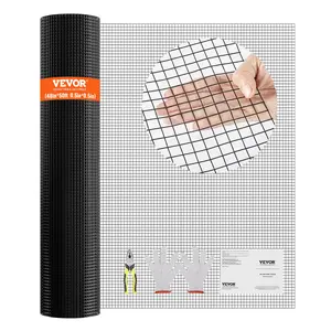 Hardware Cloth: Two Sizes - 48"x50' & 24"x100', Both 19 Gauge Vinyl-Coated Galvanized Wire Mesh Rolls, Ideal for Chicken Coops, Rabbit & Snake Fences, Poultry Enclosures
