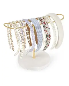 Headband Holder Metal Headband Organizer Hair Hoop Display Stand, Hair Accessories Organizer Storage Hair Ropes