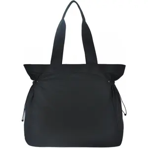 Side-Cinched Weekender Shopper Tote Bag, Large Travel Tote Bag for Women, Shoulder Gym Tote, Nurse Essential for Work