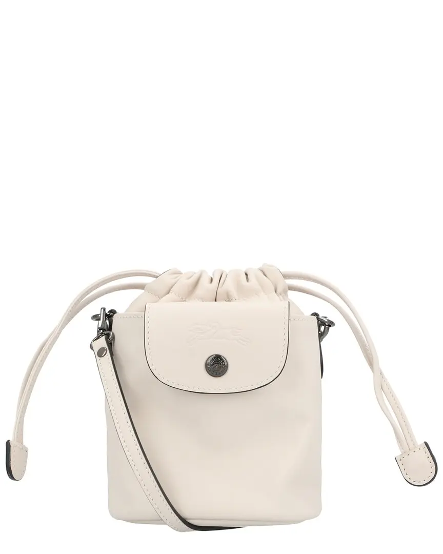 Longchamp Le Pliage Xtra XS Leather Bucket Bag