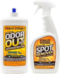 Stanley Steemer Pet-Mess Solution Kit - Odor Out Plus & Spot Remover for Stains and Odors, Multi-Pack