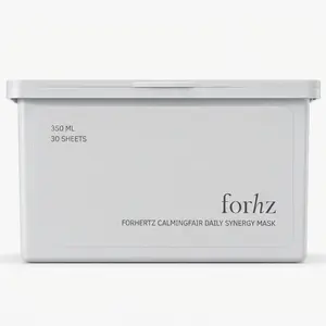 FORHERTZ Calmingfair Daily Synergy Mask 30 Pack CICA Soothing Sheet Mask for Hydrated Calm Balanced Skin Ultra Thin for Daily Use