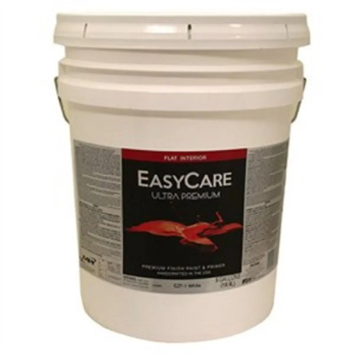 212 MAIN EZF1-5G 5gal Low Odor Latex Paint Bucket, White Flat Finish, Indoor Interior Wall Use, VOC <5g/L (True Value 343228 EC), 5 Gallon, Voc Less Than 5 Grams Per Litre