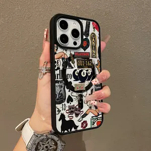 Trendy Magnetic Case for iPhone11/12/13/14/15/16/17/promax Retro Cool Collage MagSafe Ready, Ultra Thin & Shockproof | Cute Pick for Girls