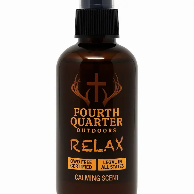 Fourth Quarter Outdoors Relax Calming Synthetic Deer Scent 4oz CWD Free Certified Legal in All States