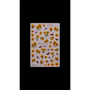 Flowers and Fruits Nail Stickers