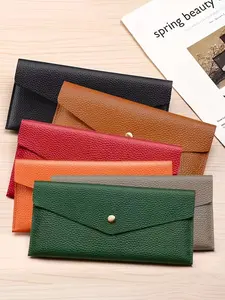 Women's Ultra-Thin Leather Wallet, Casual Wallet, Coin Purse, Clutch Bag, Envelope Case, Jewelry Holder, Perfect Gift for Birthday, Valentine's Day, Mother's Day