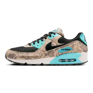Men's Nike Air Max 90 PRM Sanddrift/Black-Aurora Green (IF1721 100)