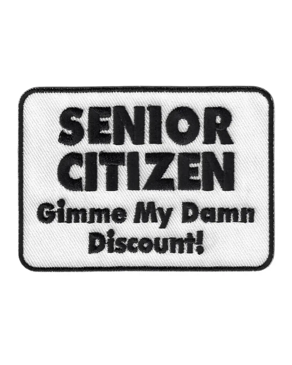 Senior Citizen Discount Patch