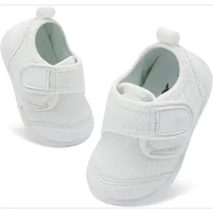 F-SOK48  Baby First Walking Shoes Boys Girls Infant Sneakers Crib Shoes Breathable Lightweight Slip On Shoes
