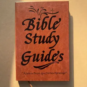 Bible Study Journal with Space to Write, Lined Scripture Notebook for Sermon Notes and Personal Reflection, Thick Opaque Paper, Perfect for Daily Devotion and Verse Mapping, Christian Gift for Women Men