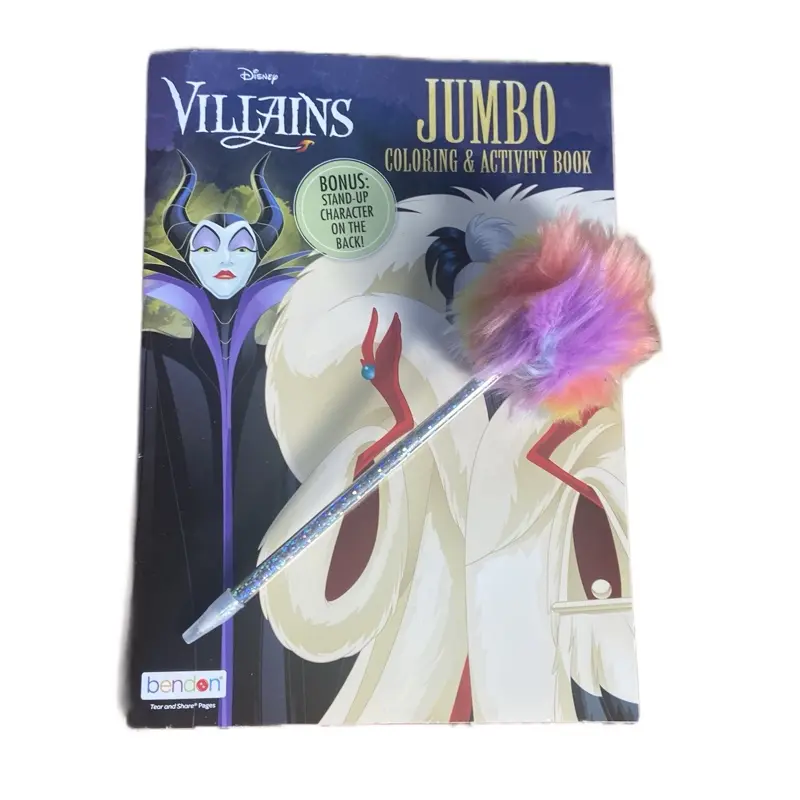 Disney Villains Jumbo Activity Book with Coloring & Activity Book, Over ...