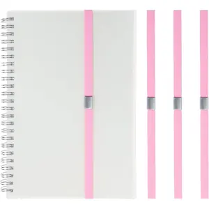 Elastic Planner Bands Book Page Markers for Hardcover Journal Notebook Book Lovers- Stretchy Closure Reading Straps to Holds Planner Closed, Fit Notebooks from 8" to 11" in Height, Pack of 4 ()