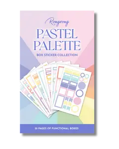 Pastel Palette Box Sticker Book [EVERYDAY LINE]