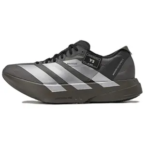 Adidas Y-3 Adios Pro 4.0 Men's Low-Top Casual Trainers - Gray Silver, House White - Memory Foam, Responsive Cushion, Rubber Sole for Comfort & Versatility (Maison Mihara Official)
