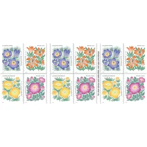 Flower US First Class Forever Postage Stamps Celebrate Beauty Wedding 1 Book of 20