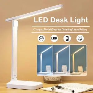 Led Desk Lamp Dimmable Desk Light Reading Lamp 3 Lighting Modes, Eye Protection Accessories, Study Desk Lamp Equipped USB Charger Suitable For Home Office