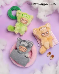 NEW~Whispers To Dreamland Grumpipi V2 Series Plush Blind Box Toy-Cute Collectible Doll & Bag Charm & Christmas Surprise Toy Gift