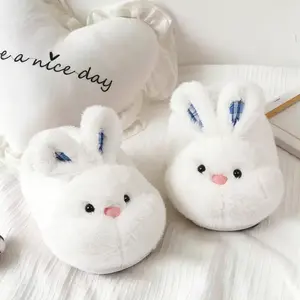 Cute Bunny Slippers | Soft Plush Home Shoes | Classic Comfort for Women