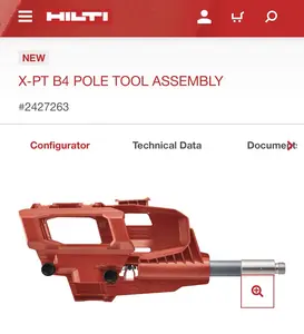 X-PT B4 POLE TOOL ASSEMBLY