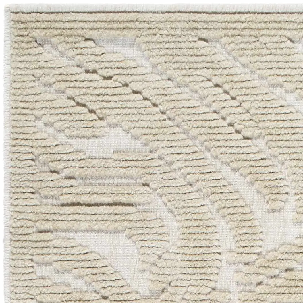 Keto Beige Washable Area Rug