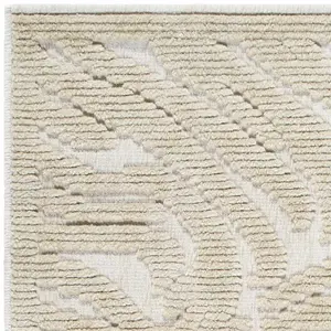 Keto Beige Washable Area Rug
