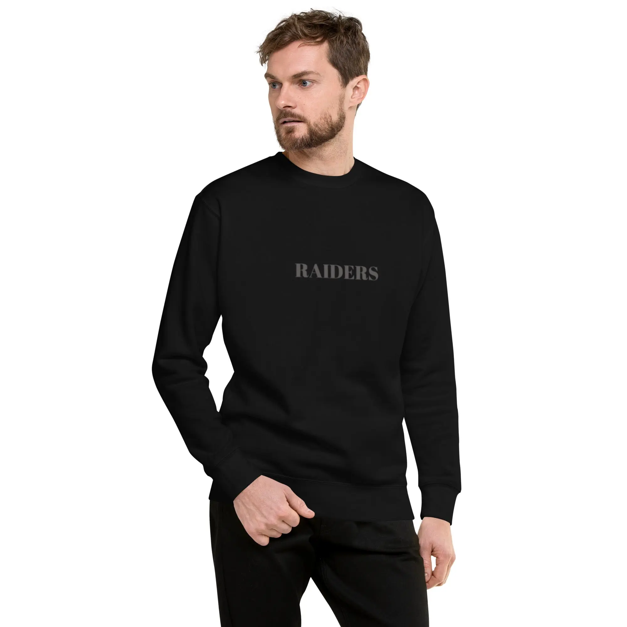 Raiders Premium Sweatshirt Long Sleeve Fabric