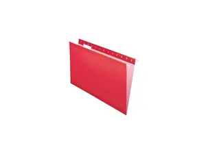 04153 1/5 ASST Pendaflex Reinforced Hanging Folders, Legal Size, Assorted Colors, 1/5 Cut, 25/BX