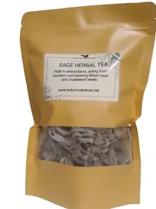 Sage Herbal Tea - Refreshing Beverage with Herbal Extract and Elixir Organic