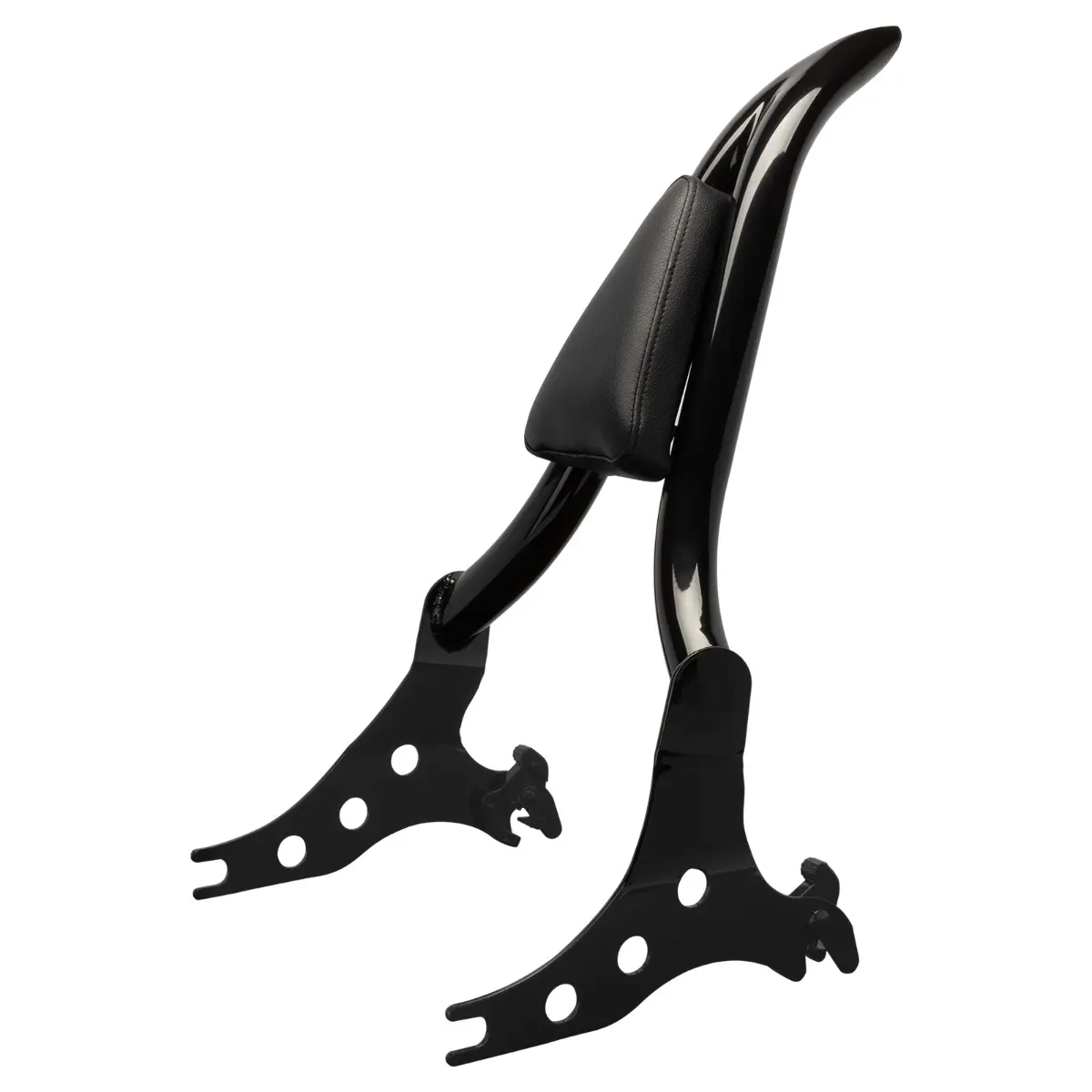 Black Detachable Havoc Sissy Bar Backrest for Harley® Breakout / Fat Boy '18-'25