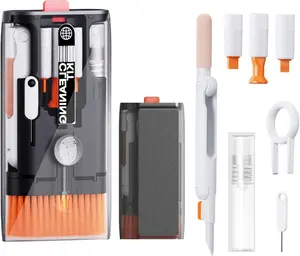 Keyboard Cleaning Kit All in 1 Keyboard Cleaner,Laptop Computer Screen Cleaning Brush, Cleaning Pen for Airpods, Gaming PC Accessories Electronics Clean Tool,Cleaning Kit for iPhone/iPad/Monitor