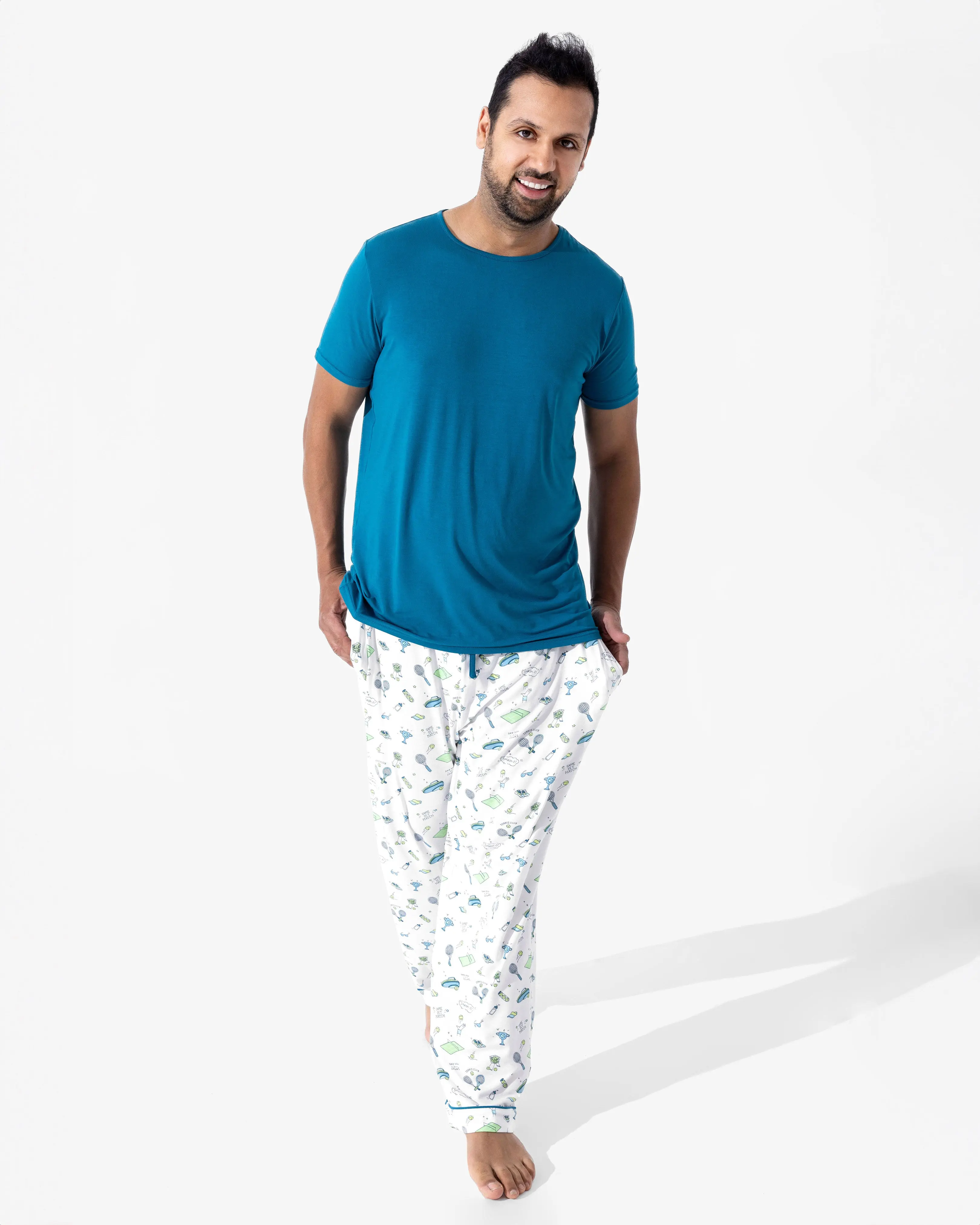 Tennis Bamboo Men's Pajama Set