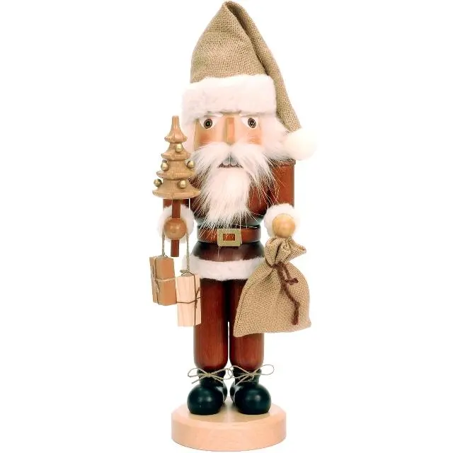 Alexander Taron 32-333 Christian Ulbricht Natural Wood Christmas Nutcracker - Santa Claus, Festive Decoration, Christmas Tree Collectible, Holiday Home Gift
