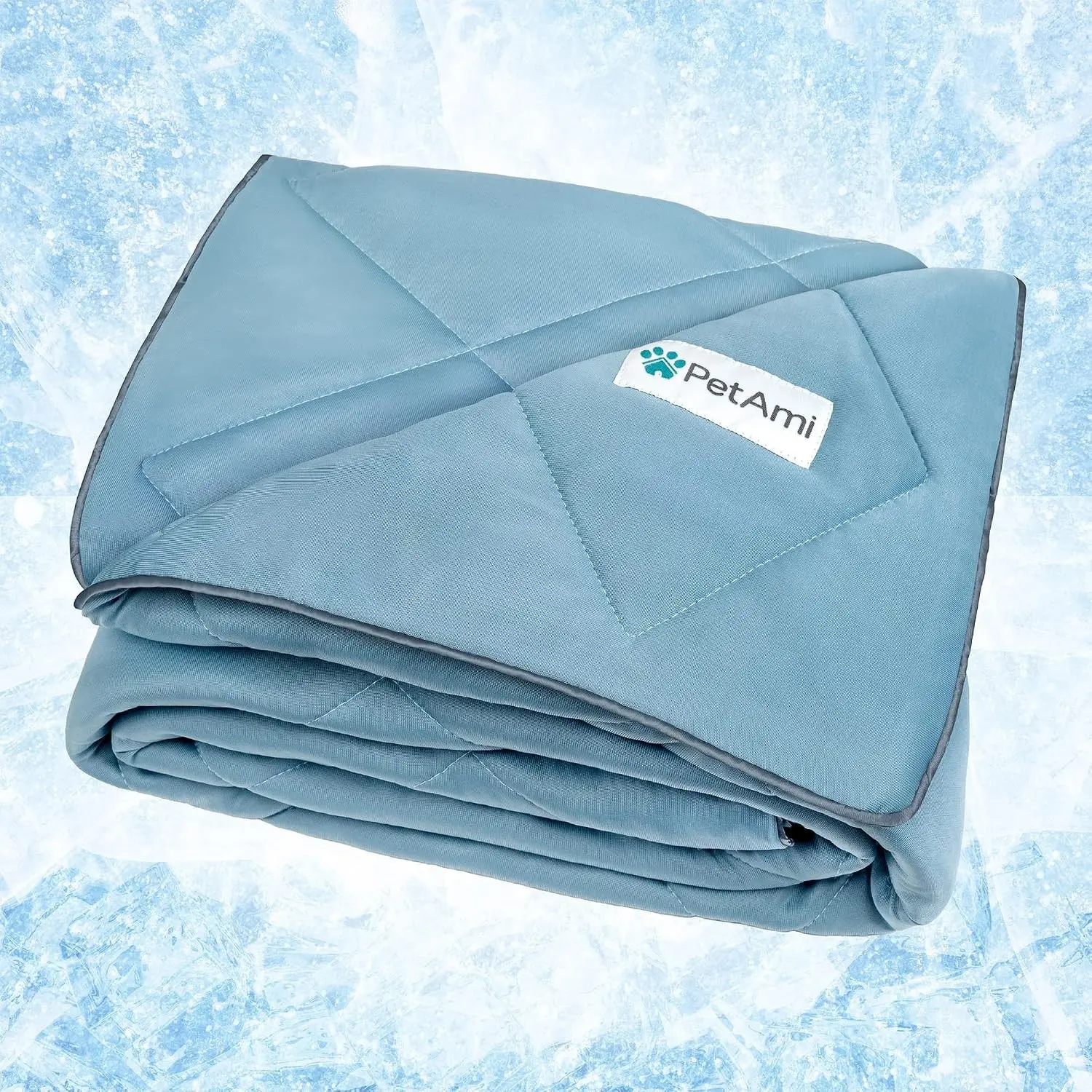 Premium Cooling Dog Blanket | Lightweight Fluffy Pet Throw Blanket Bed Cover for Dogs, Cat, Puppies | Pet Blanket Furniture Protector Couch Sofa | Reversible Fuzzy Cozy | 29x40, Dusty Blue Gift