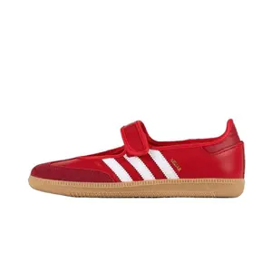 Adidas Samba Jane Scarlet Gum Women's Perfect Daily Trendy Casual Lifestyle Fashion Footwear Walking Sneaker Shoe Girl
