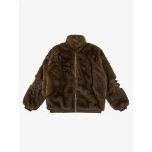 Thesupermade Embroidered Fur Jacket - 2486