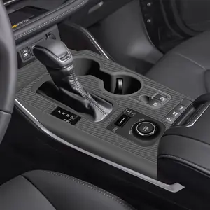 Center Console Silicone Wrap Kit for Toyota Highlander 2022-2026, Full-Wrap Center Consel Electrostatic adsorption Cover for Toyota