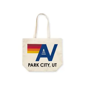 CANVAS LOGO TOTE BAG - PARK CITY