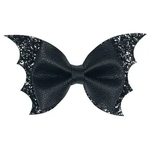 Black Bat Hair Bow