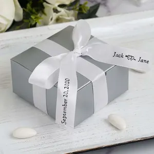 100 Pack Personalized Custom Ribbon for Wedding Favors 7/8" 100 Pack Personalized Custom Ribbon for Wedding Favors 7/8"