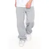VICTORIOUS NOAH Men's Essential 300GSM  Baggy Fleece Pants - Cotton Menswear, Oversized Baggy Sweatpants with Pocket, Mensfashion Clothes, Mid Waist, Soft Fleece For All-Day Ease, Baggy Fit Gives Room To Move