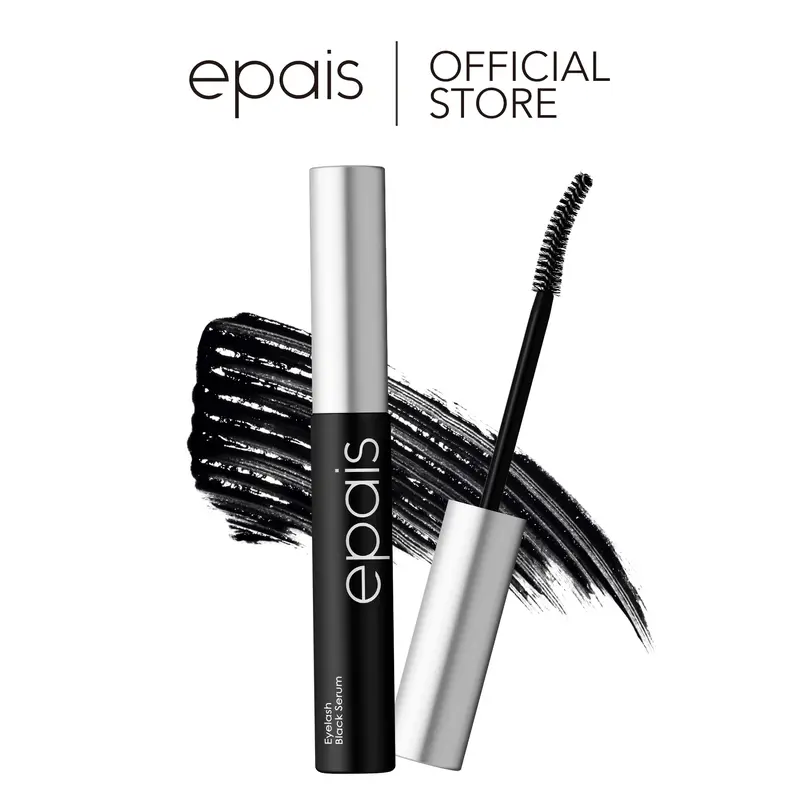 [EPAIS Official Shop] Eyelash Black Mascara Serum , Jumbo Size 15ml/0.5fl.oz - 2-in-1 Lash Growth Enhancer and Tinting Treatment, 7 Peptides and Biotin Formula for Longer Thicker Lashes, Charcoal-Based Black Food Complex, Korean Lash Care