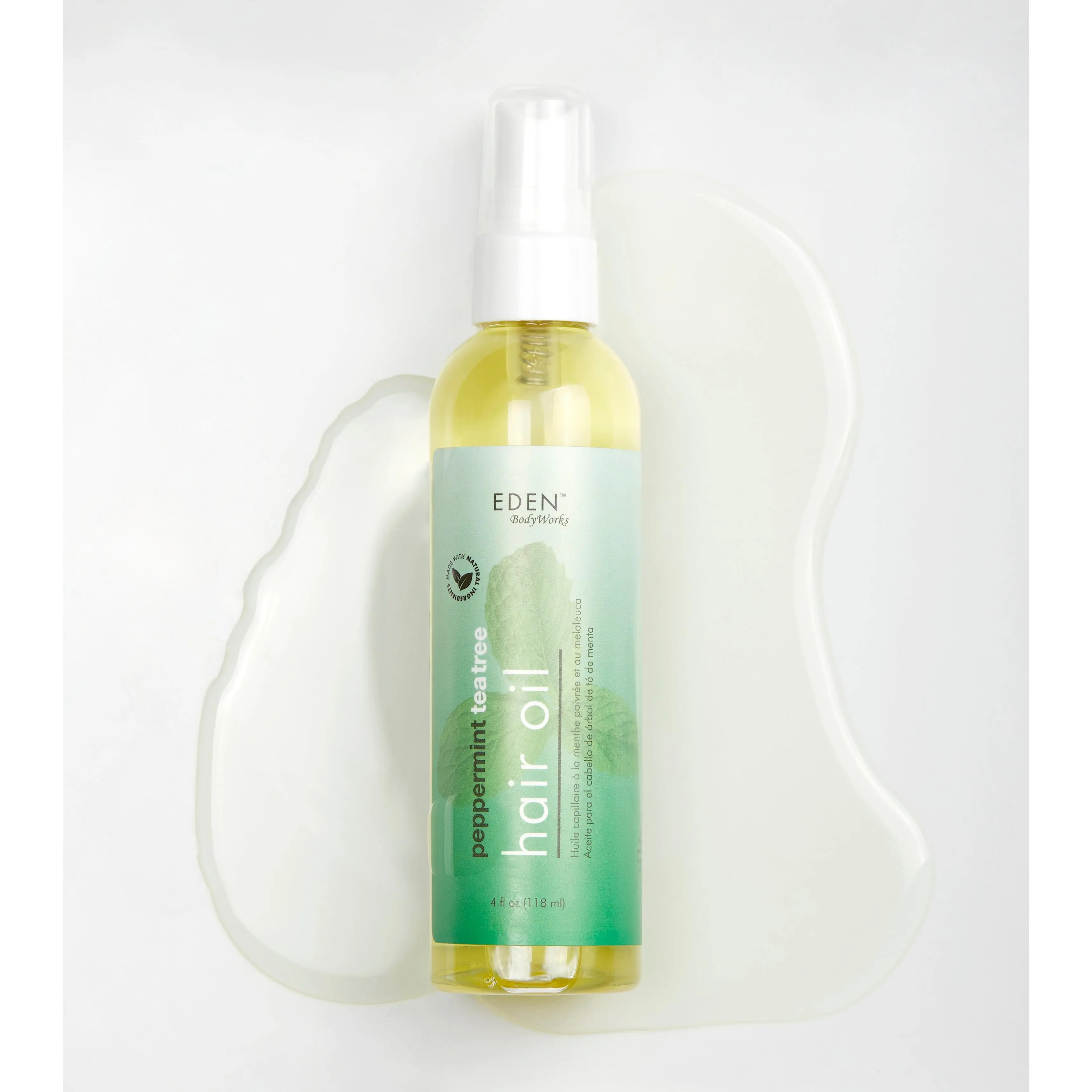 Peppermint Tea Tree Hair Oil for Dry Scalp, Protective Styles & Natural Hair