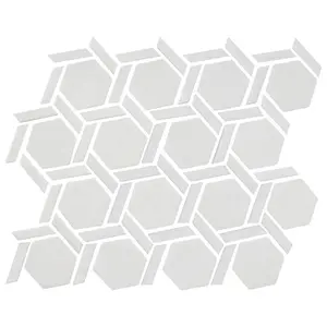 Moon Hex Wheel Mosaic Tile