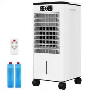 7L Evaporative Air Cooler, 3-in-1 Portable Swamp Cooler, 3 Speeds, 12H Timer, Remote Control, 80° Oscillation, 1.85 Gal Tank