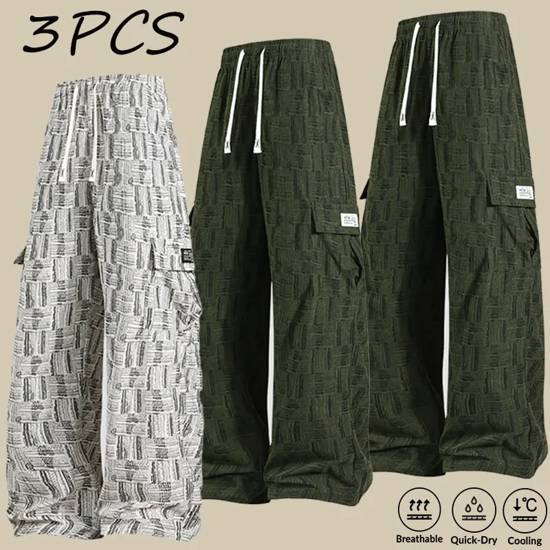 3-piece set: white + green + green