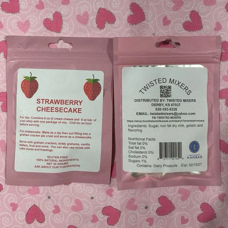 Strawberry cheesecake dip mix