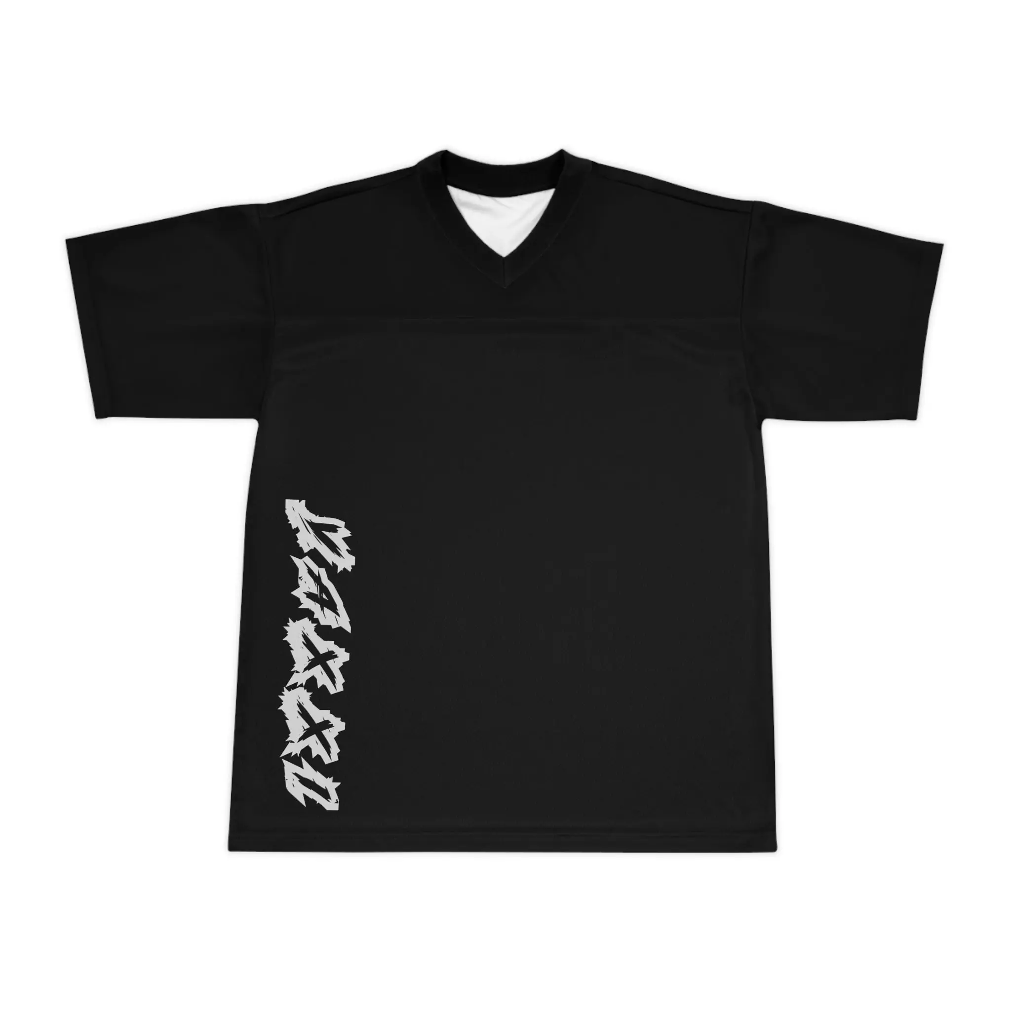 Black Gothic Star Football Jersey