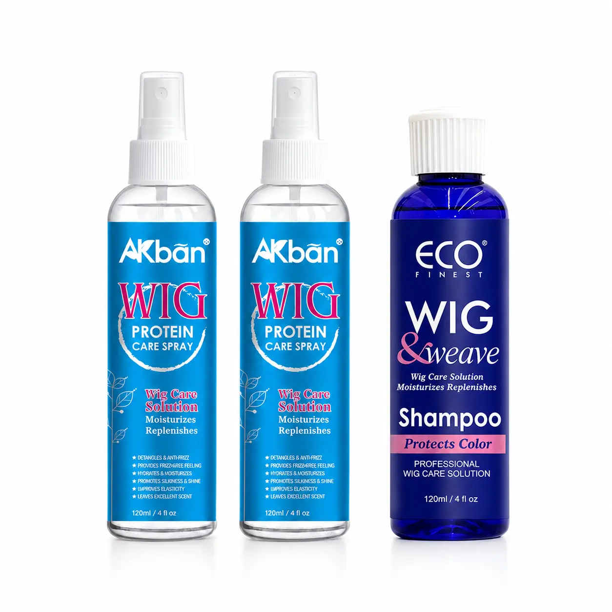 Wig Hair Care Spray - Gentle, Nourishing Haircare Moisturizer for Synthetic & Natural Hair, Smooths, Fights Frizz, Hydrates, Cleans, Extends Hairpiece Life, Subtle Scent